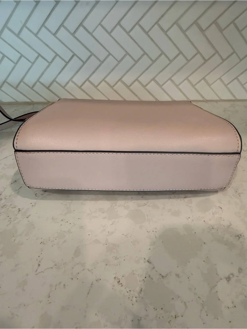 Michael Kors Blush Leather Crossbody with Card Case - Picture 4 of 5
